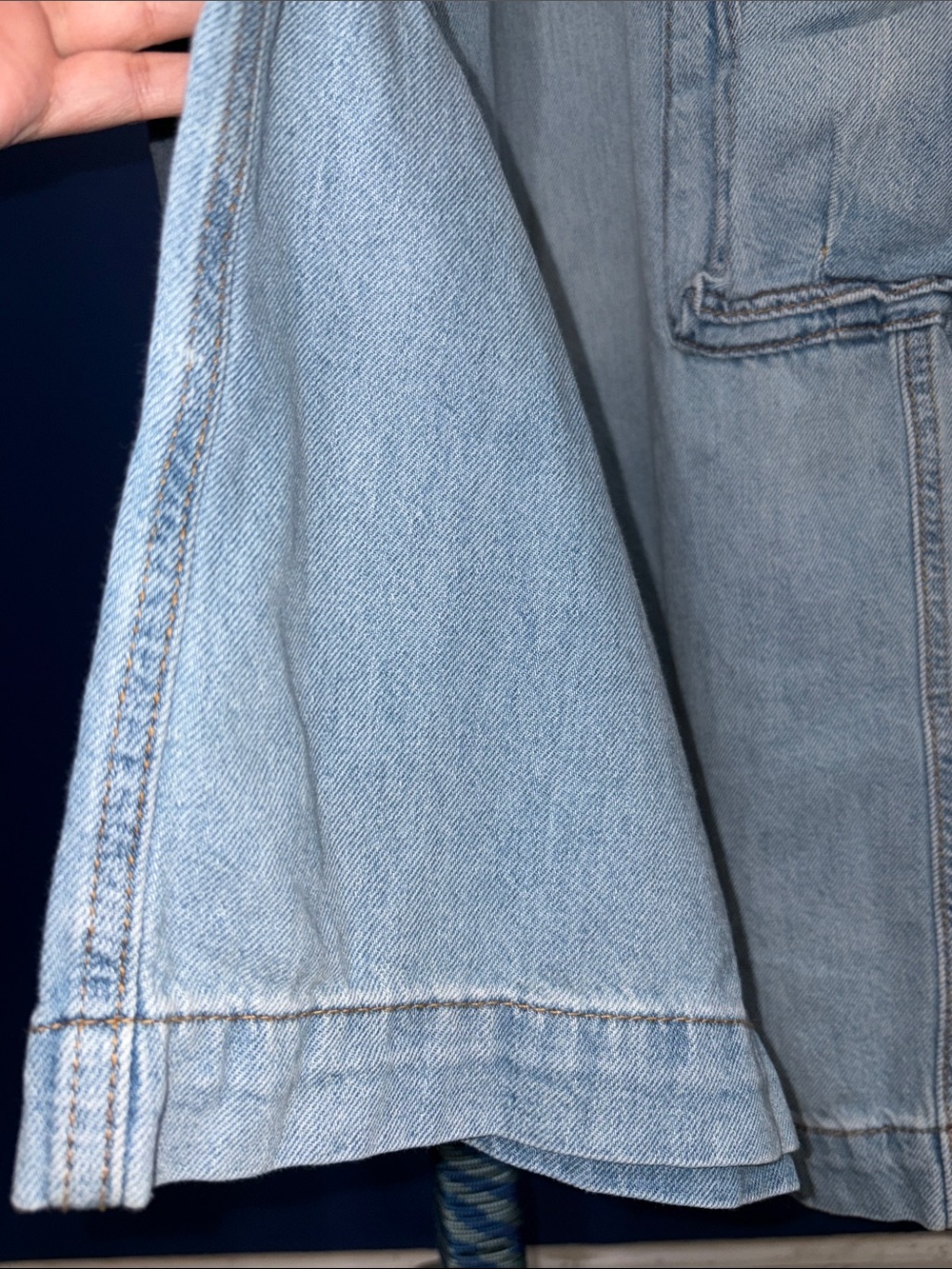 Wild Fable- Wide Leg Cargo Jeans – Size 6 - Picture 12 of 16